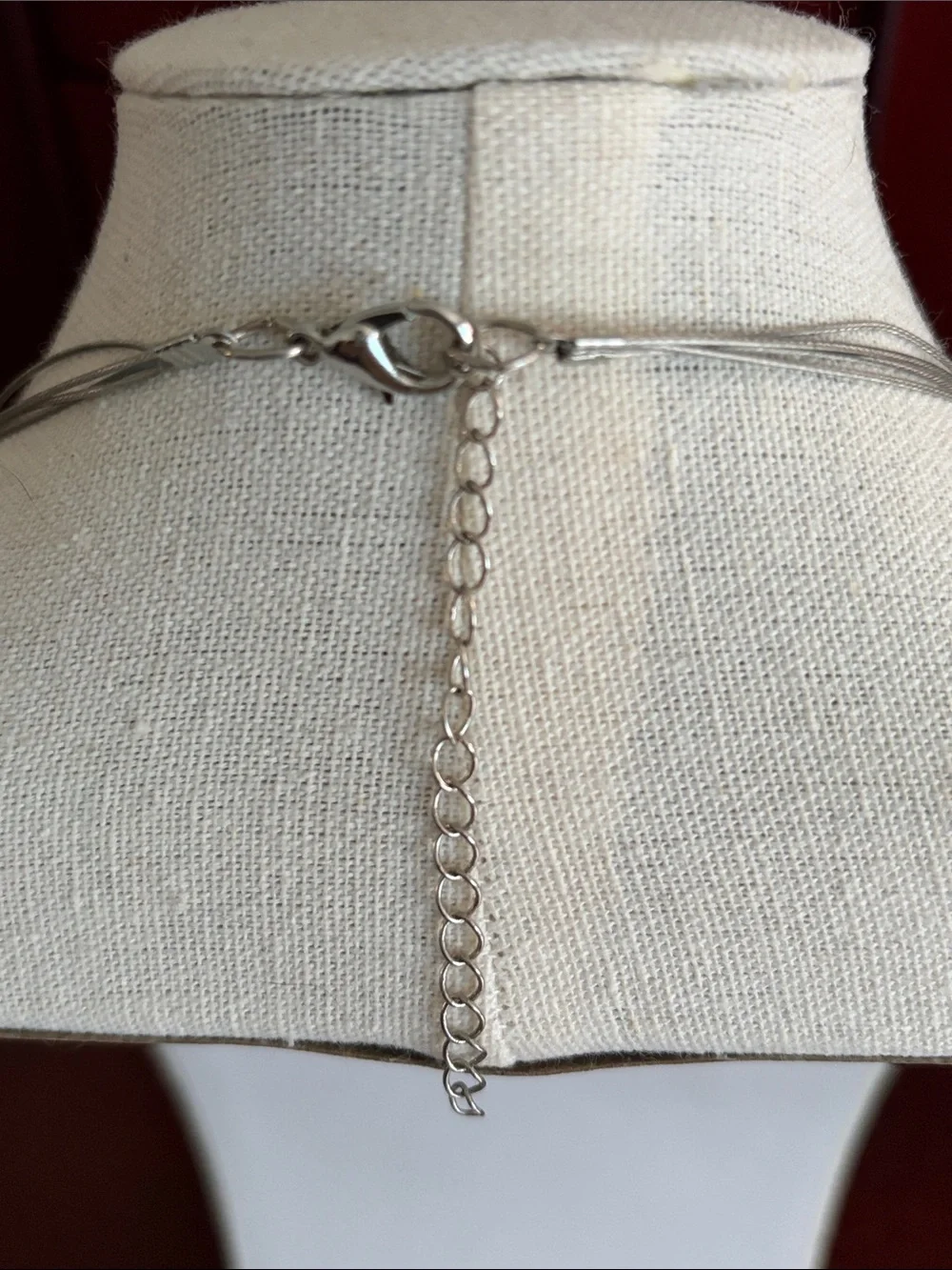 Multi-Strand Shell Glass Bead Necklace